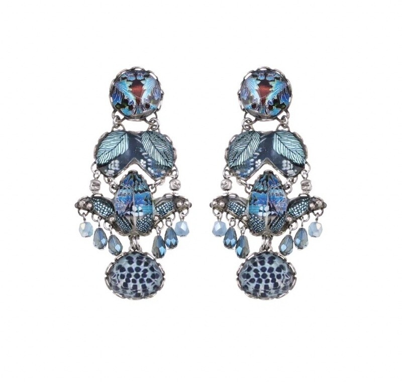 Deep Sea Blue Earrings