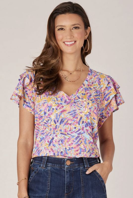 Orchid Bloom Top