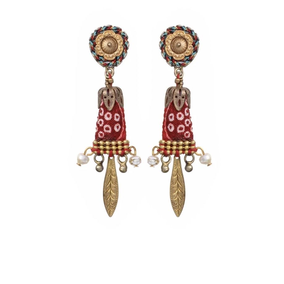 Felicia Queen of Sheba Gold Earrings