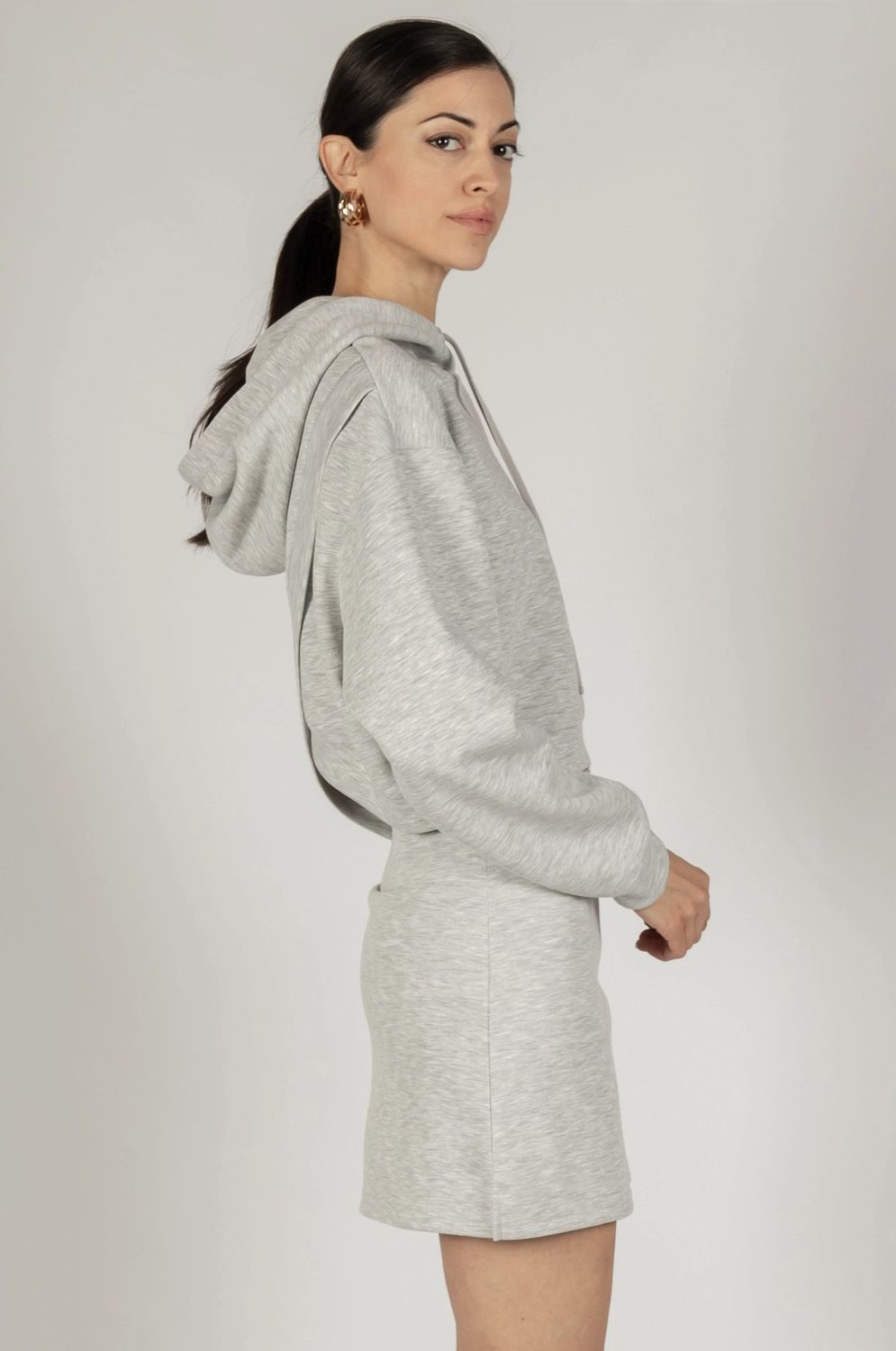 Grey Modal Skort