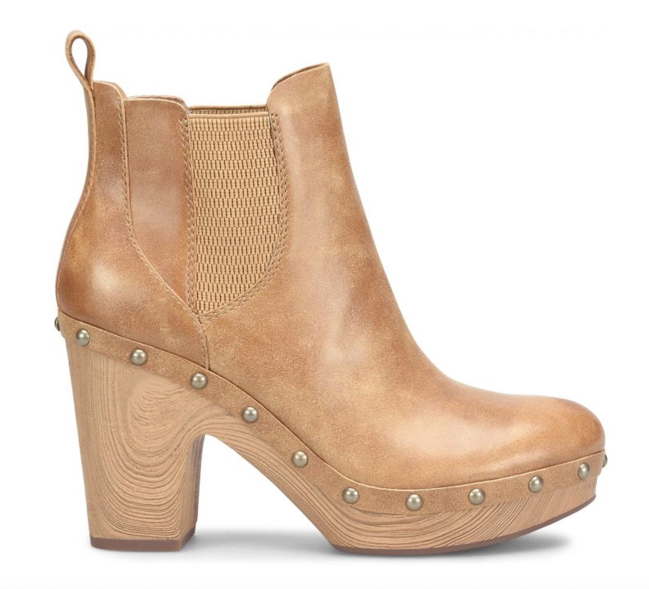 Deilia Tan Leather Boots