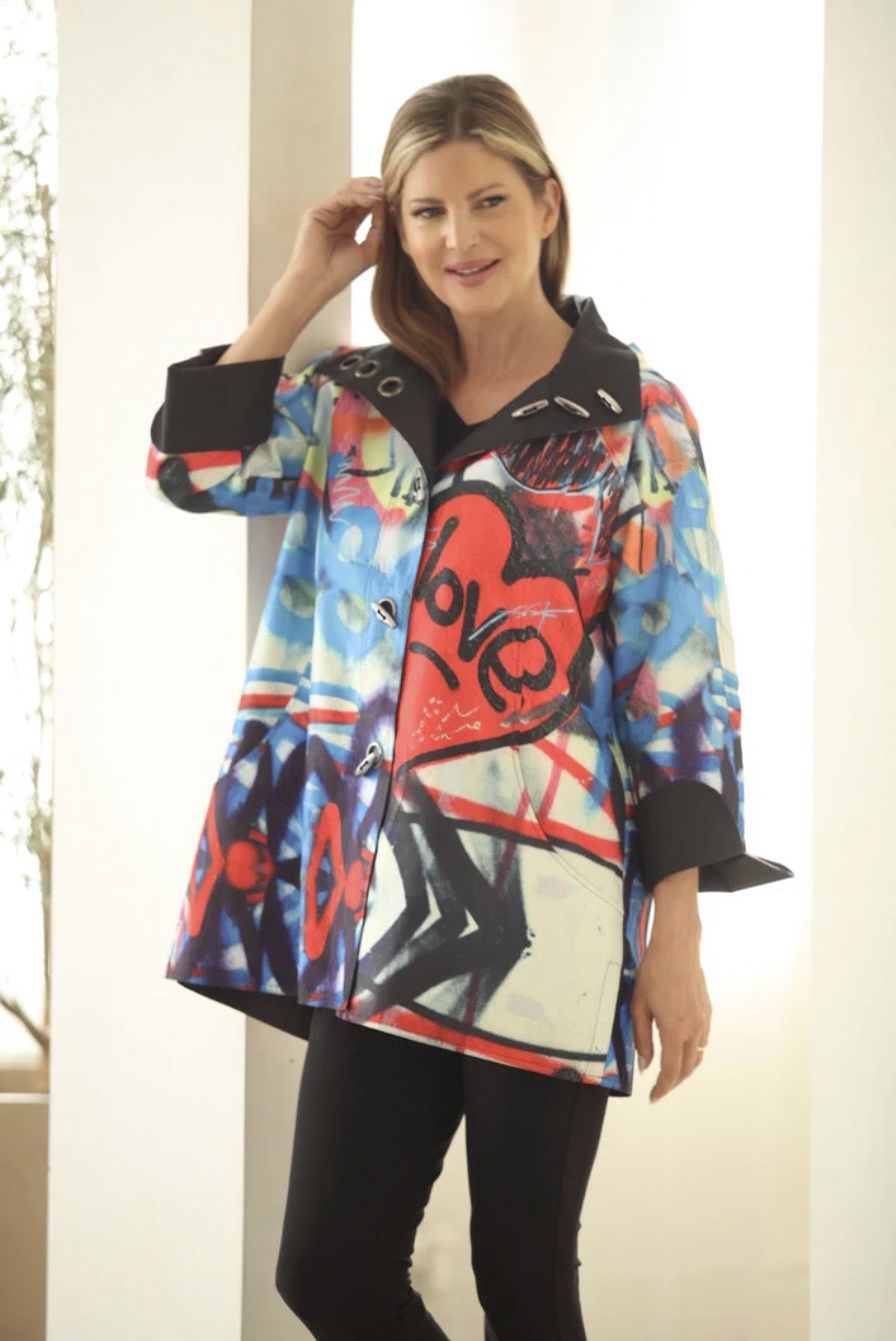Love Graffiti Raincoat