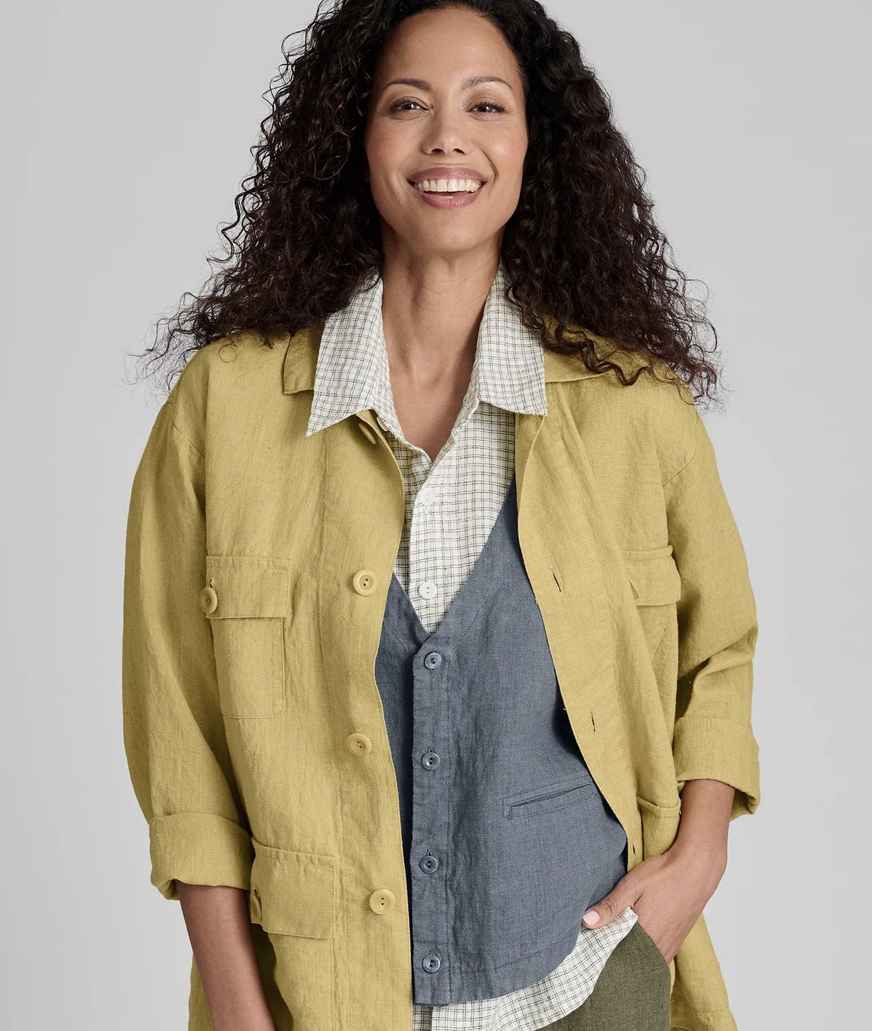 Grateful Linen Jacket