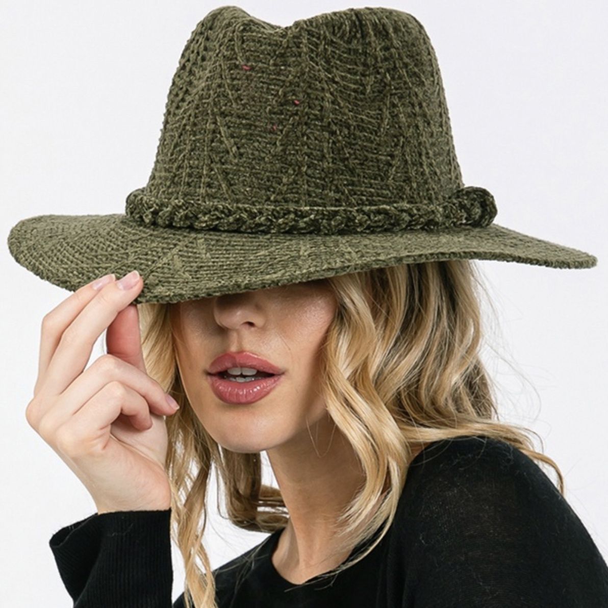 Chenille Fedora
