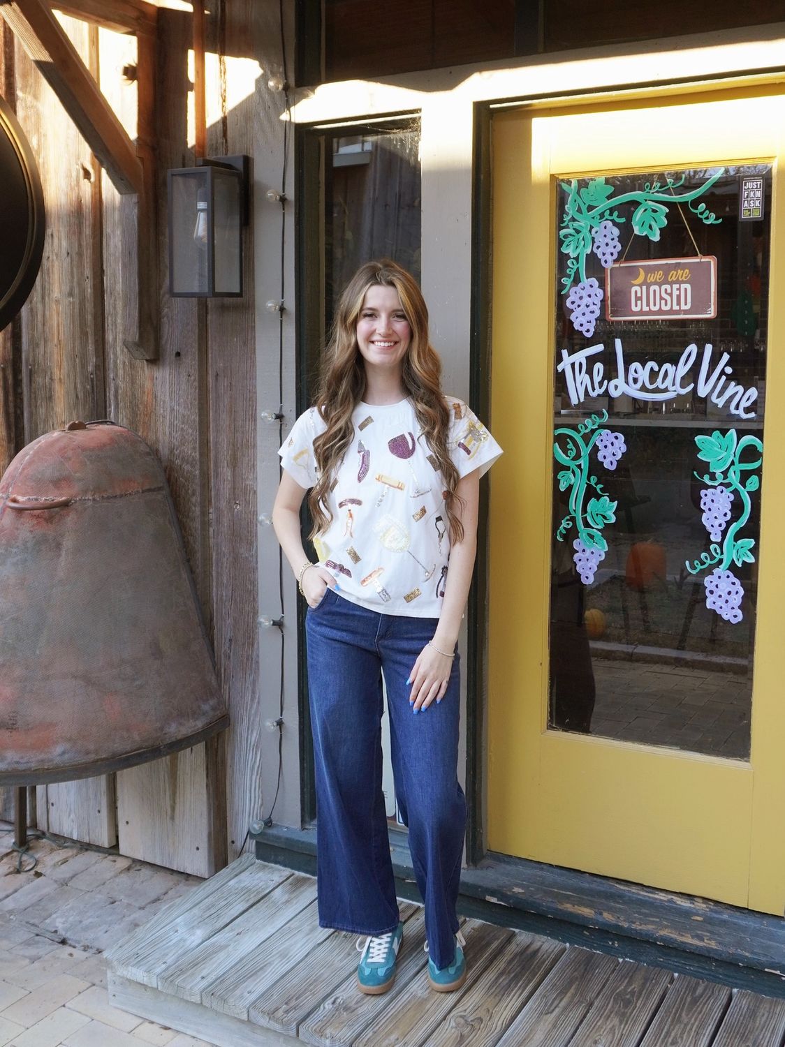 Wine &amp; Cork Screw Tee