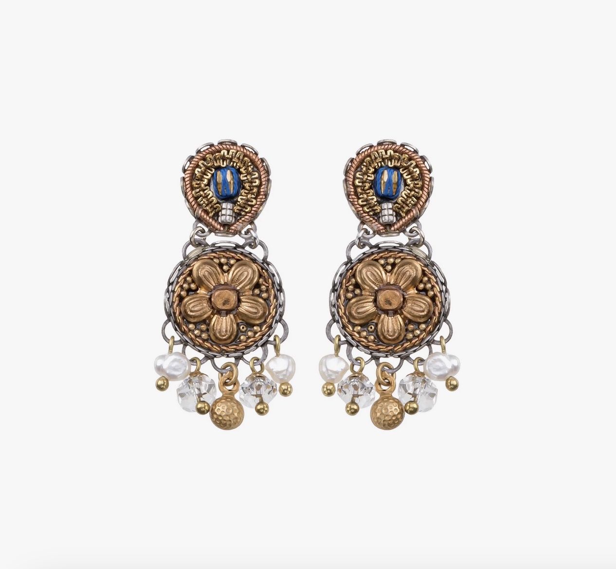 Gilda Gold Vibrant Earrings