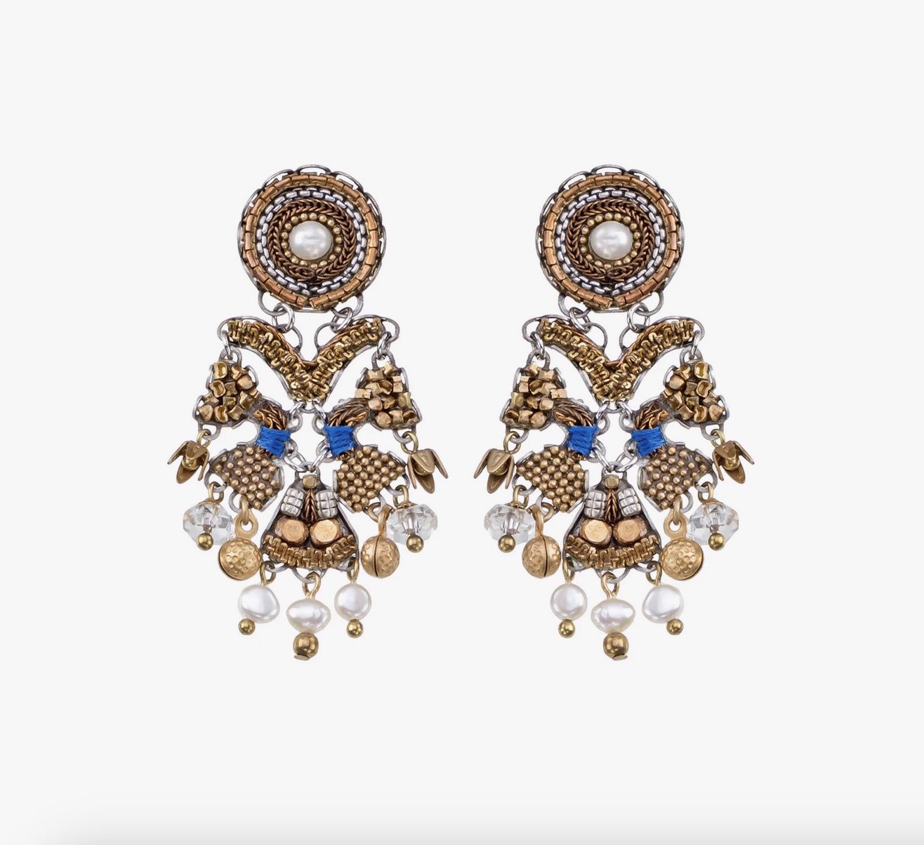 Anastasia Chic Earrings Gold Totem