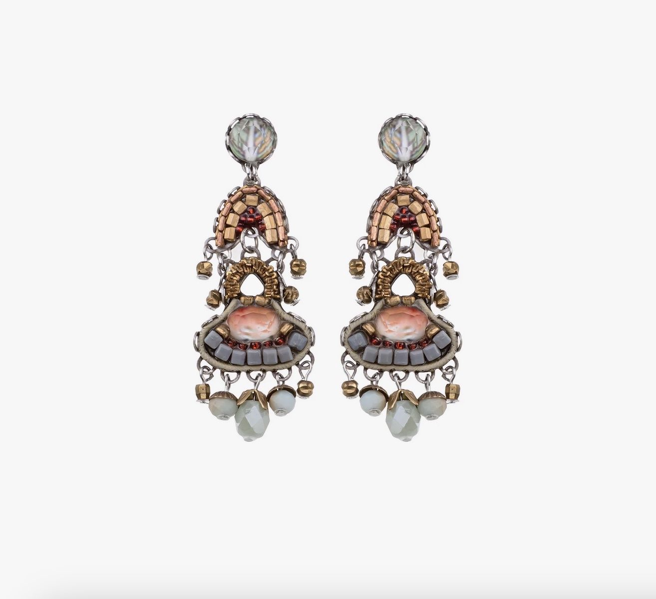 Plein Timeless Earrings Metallic Medley