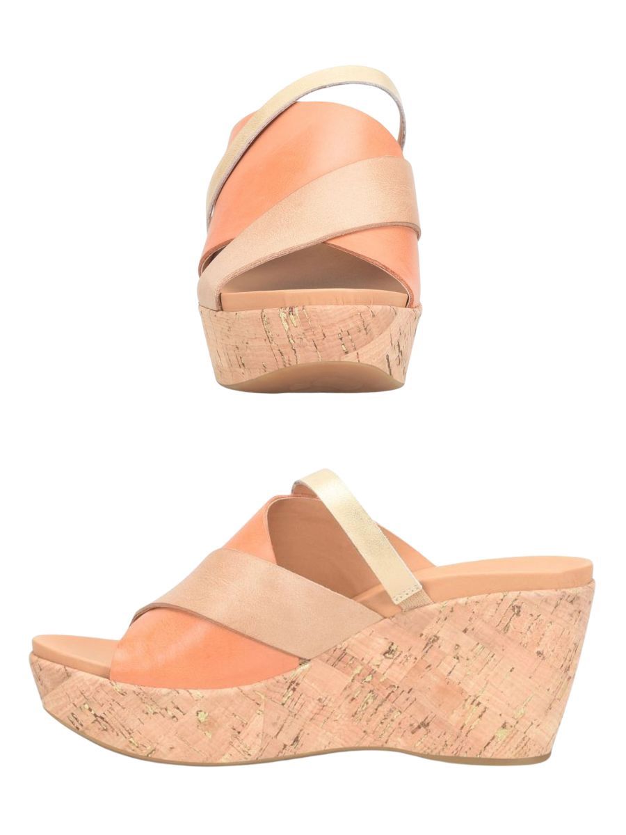 Addie Orange Fanta Butterfly Platform Slide