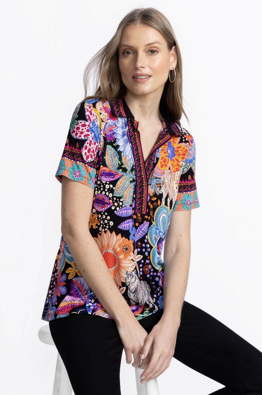 Caetana Swing Polo Tee