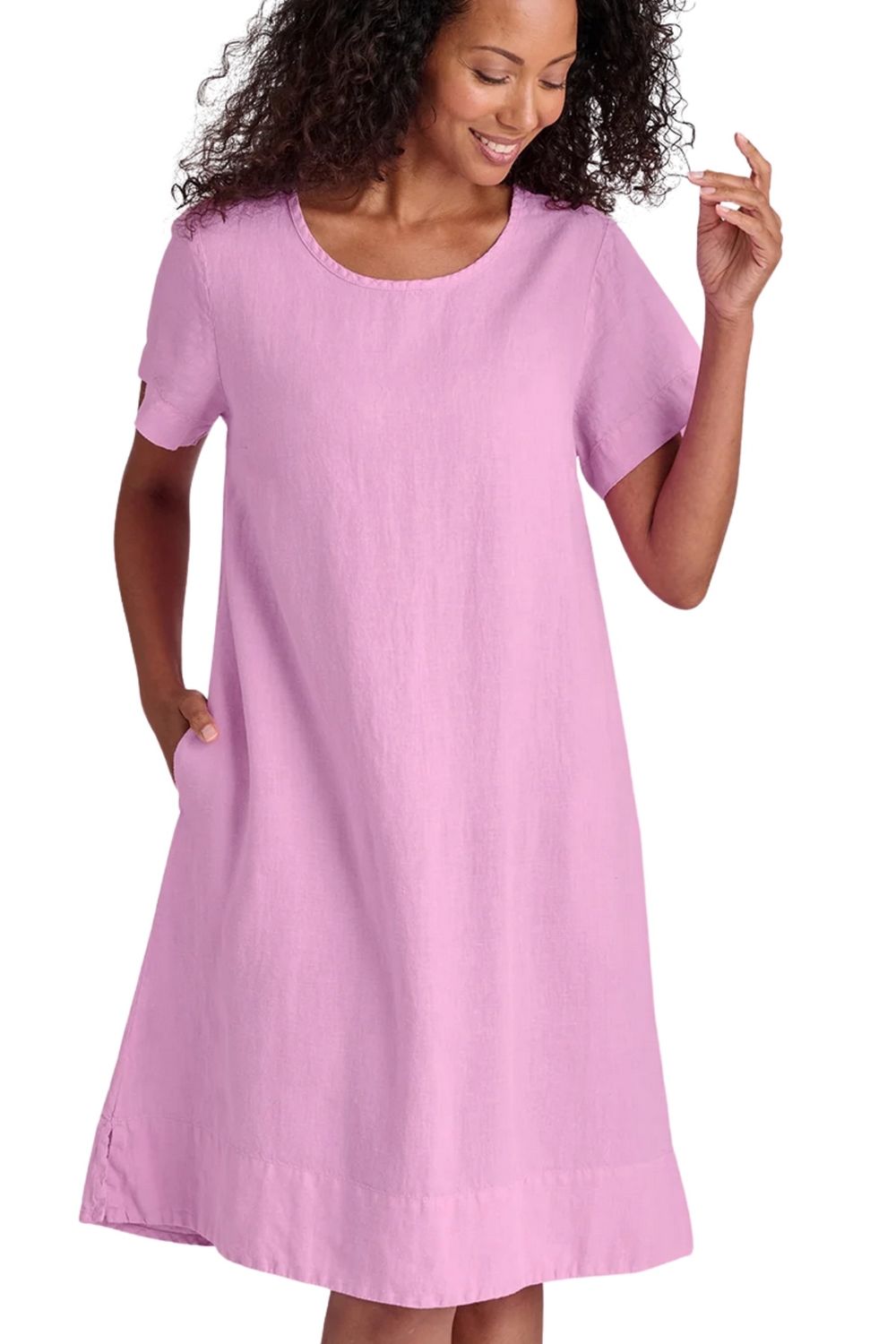 Roadie Tee Linen Dress