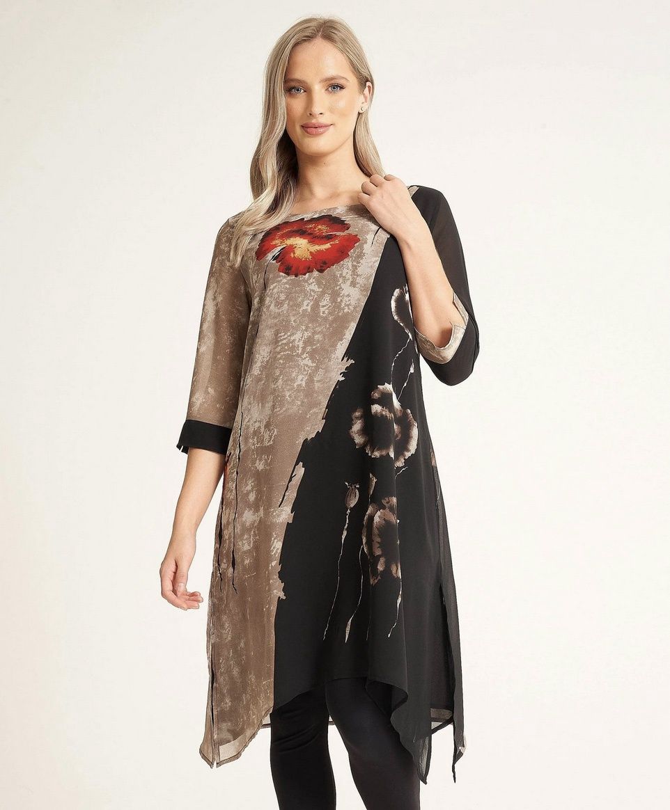 Dipped Side Seam Dress