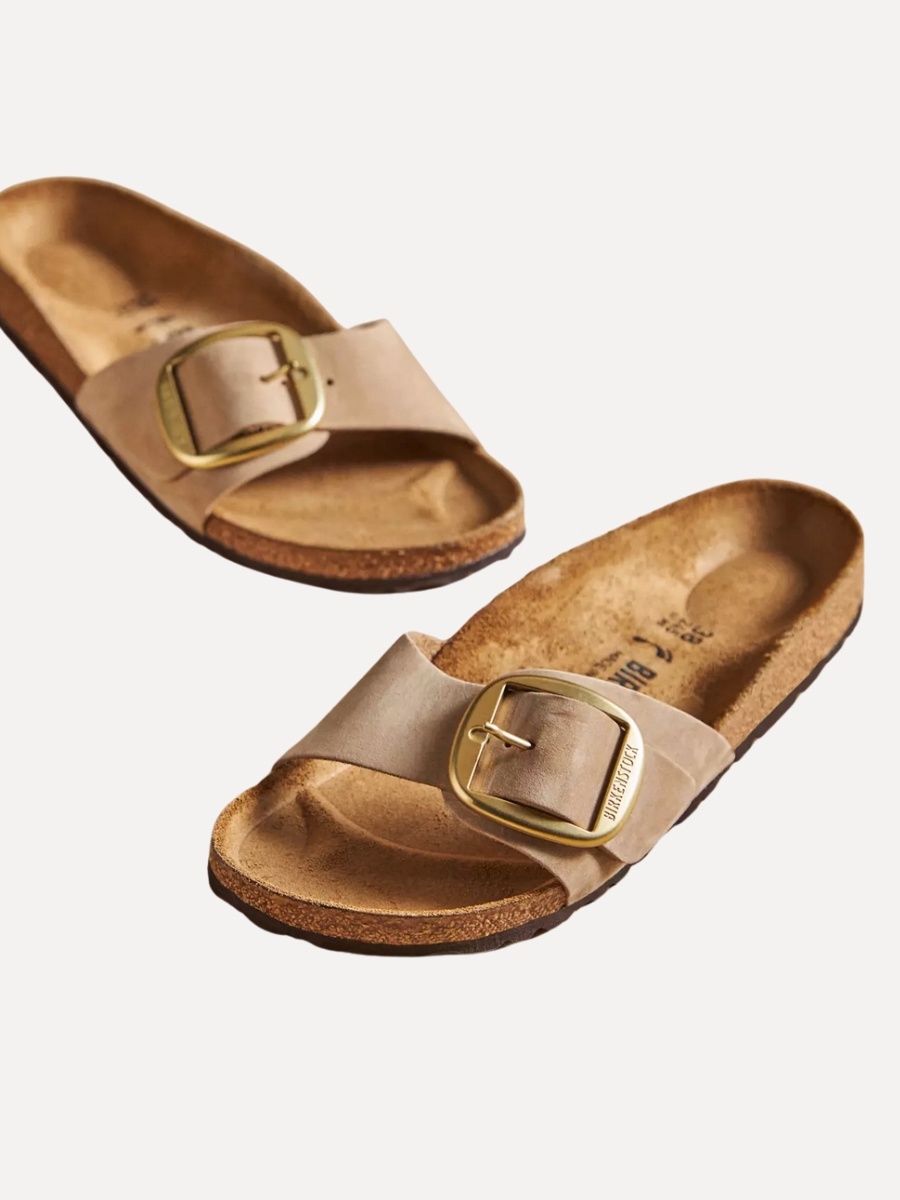 Birkenstock Madrid Big Buckle Nubuck Sandals