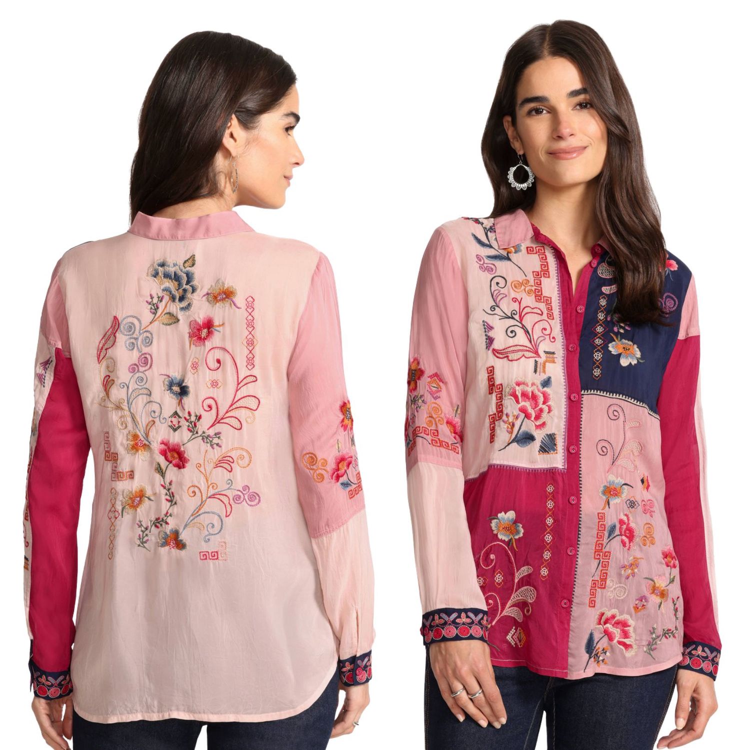 Georgina Color Block Shirt