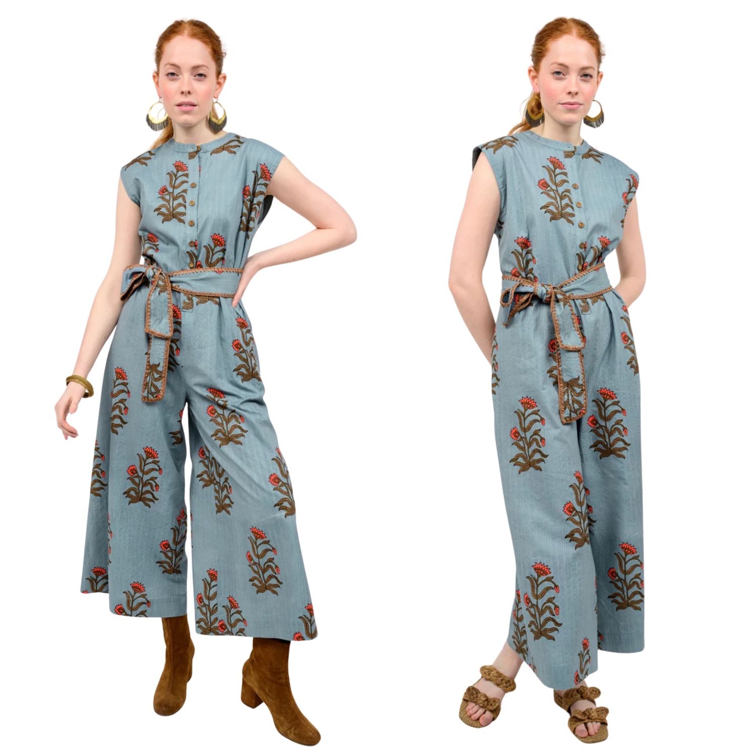 Block Print Jumpsuit