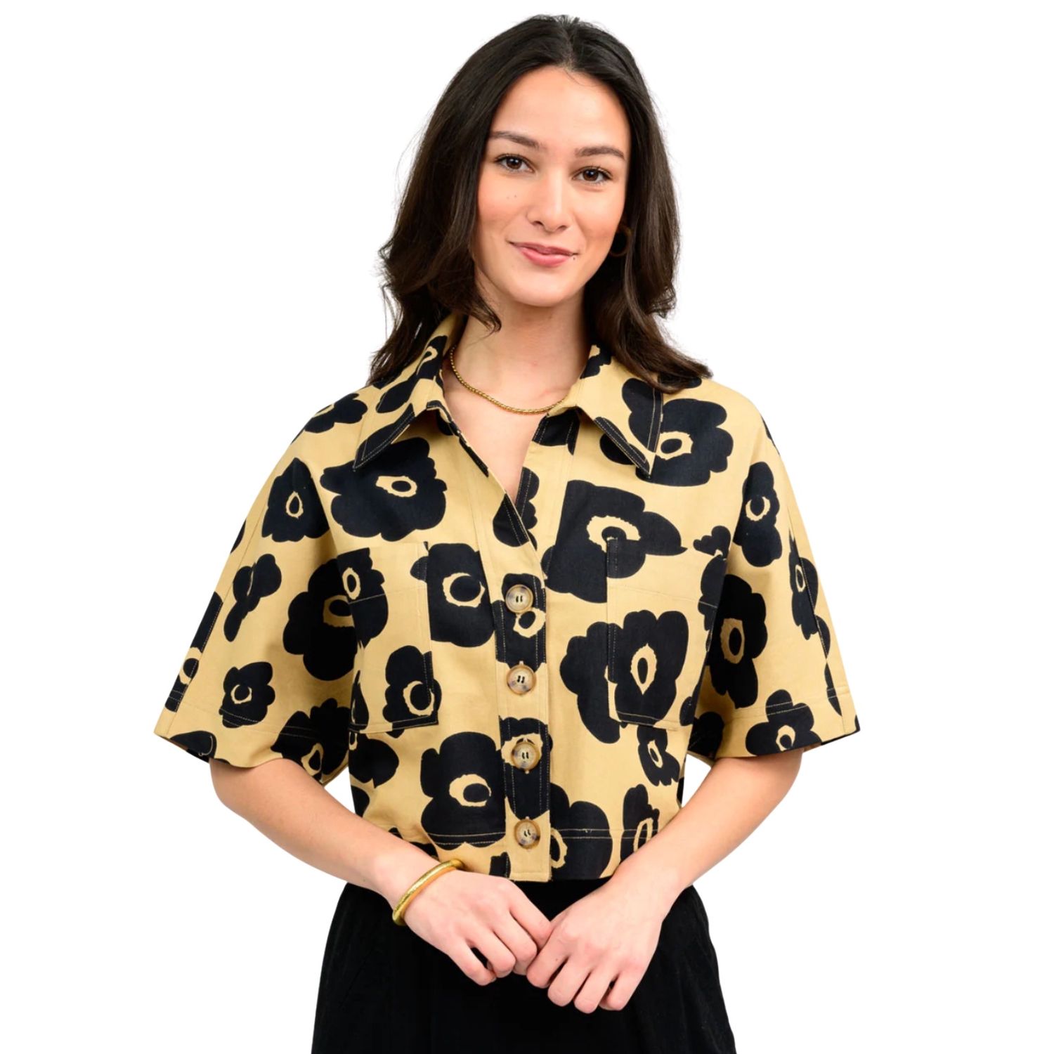 Crop Top Flower Jacket
