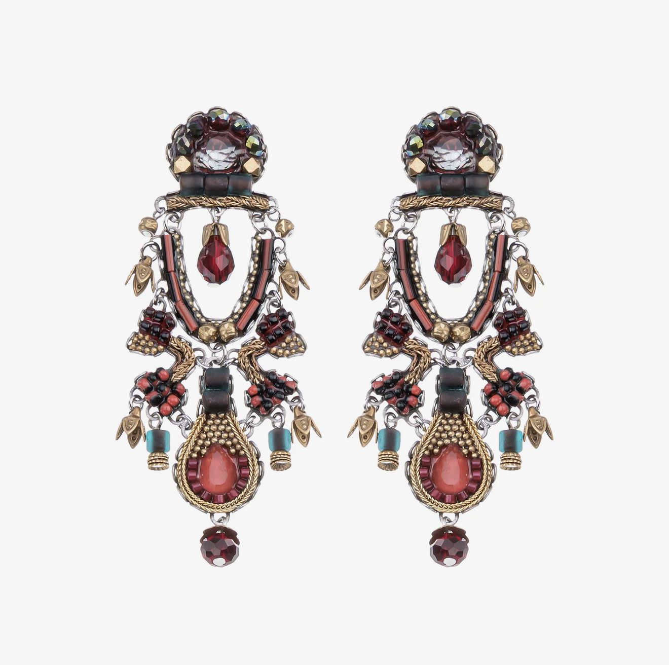 Noble Wine Cherrywood Earrings