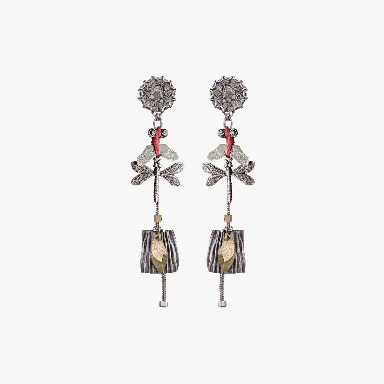 Metal Bloom Arvaia Earrings