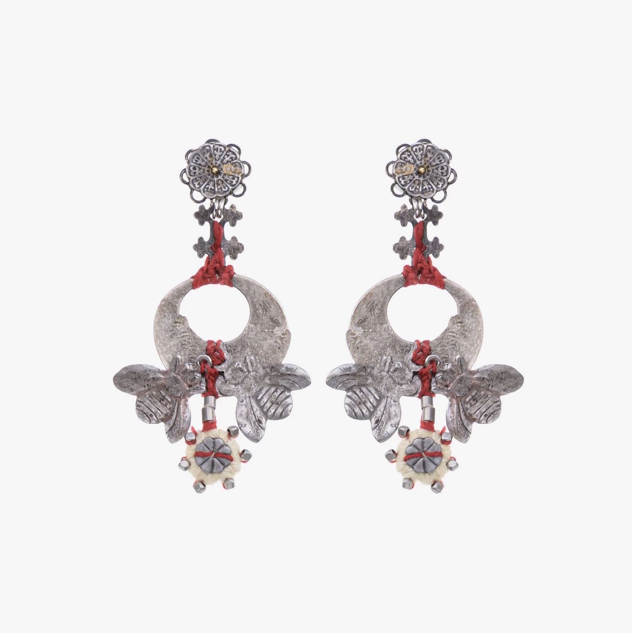 Metal Bloom Myrrena Earrings