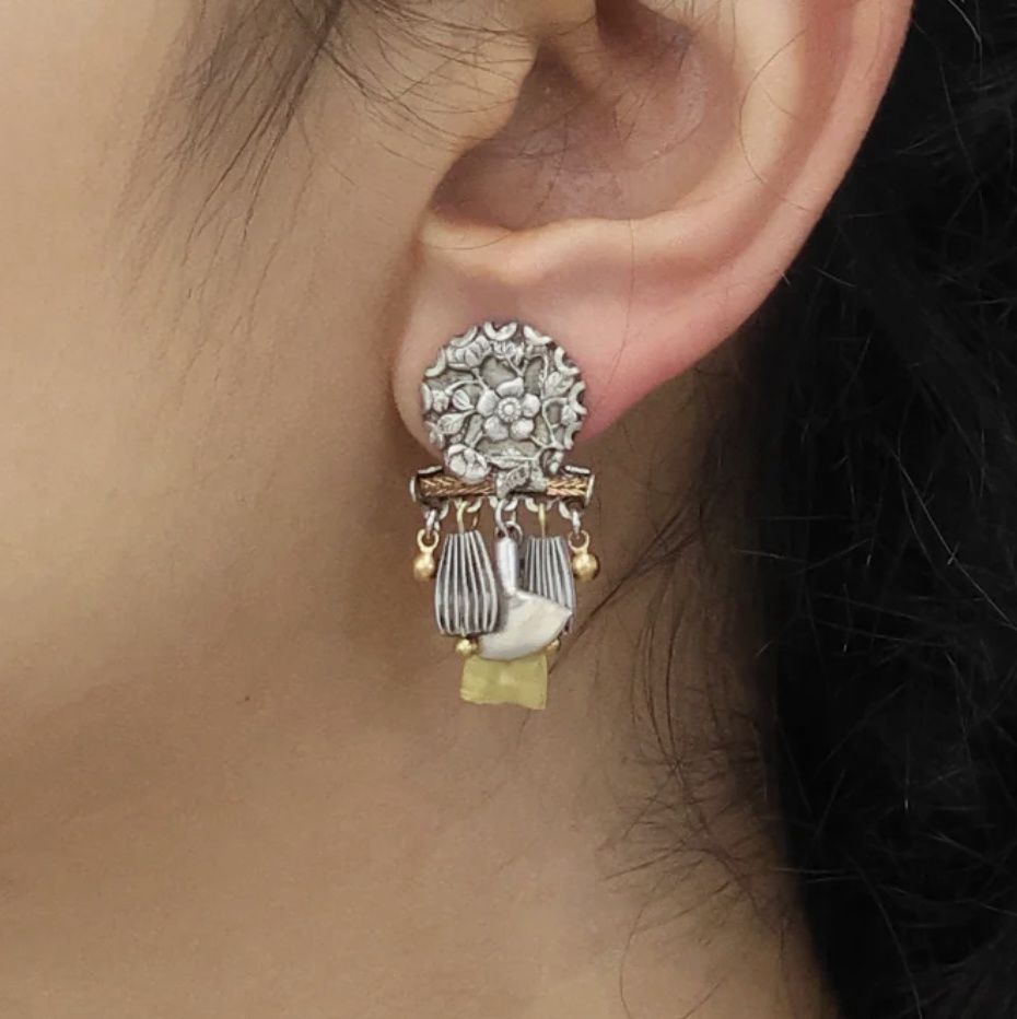 Metal Bloom Sala Earrings