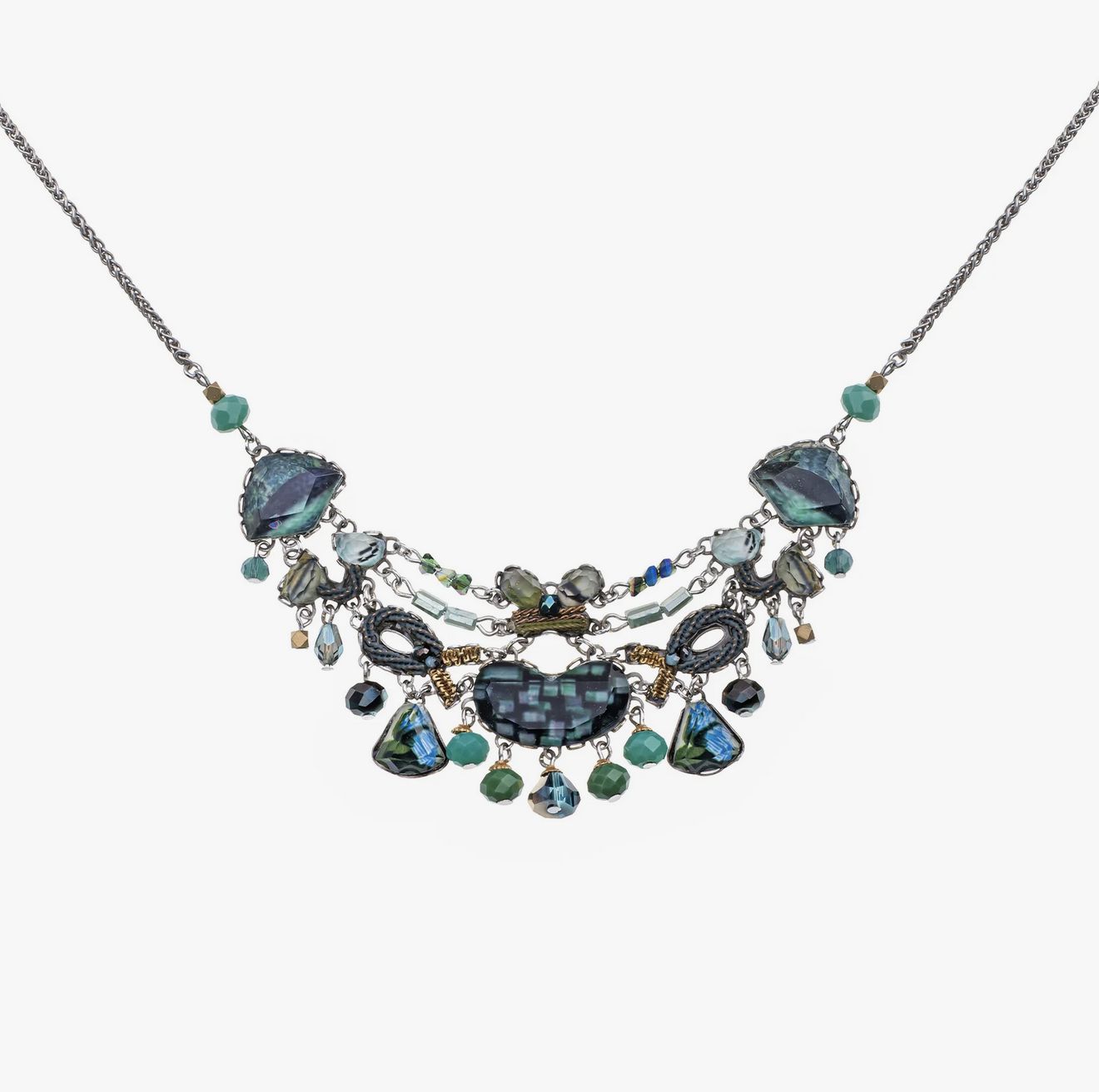 Emerald Reflection Sylmera Necklace