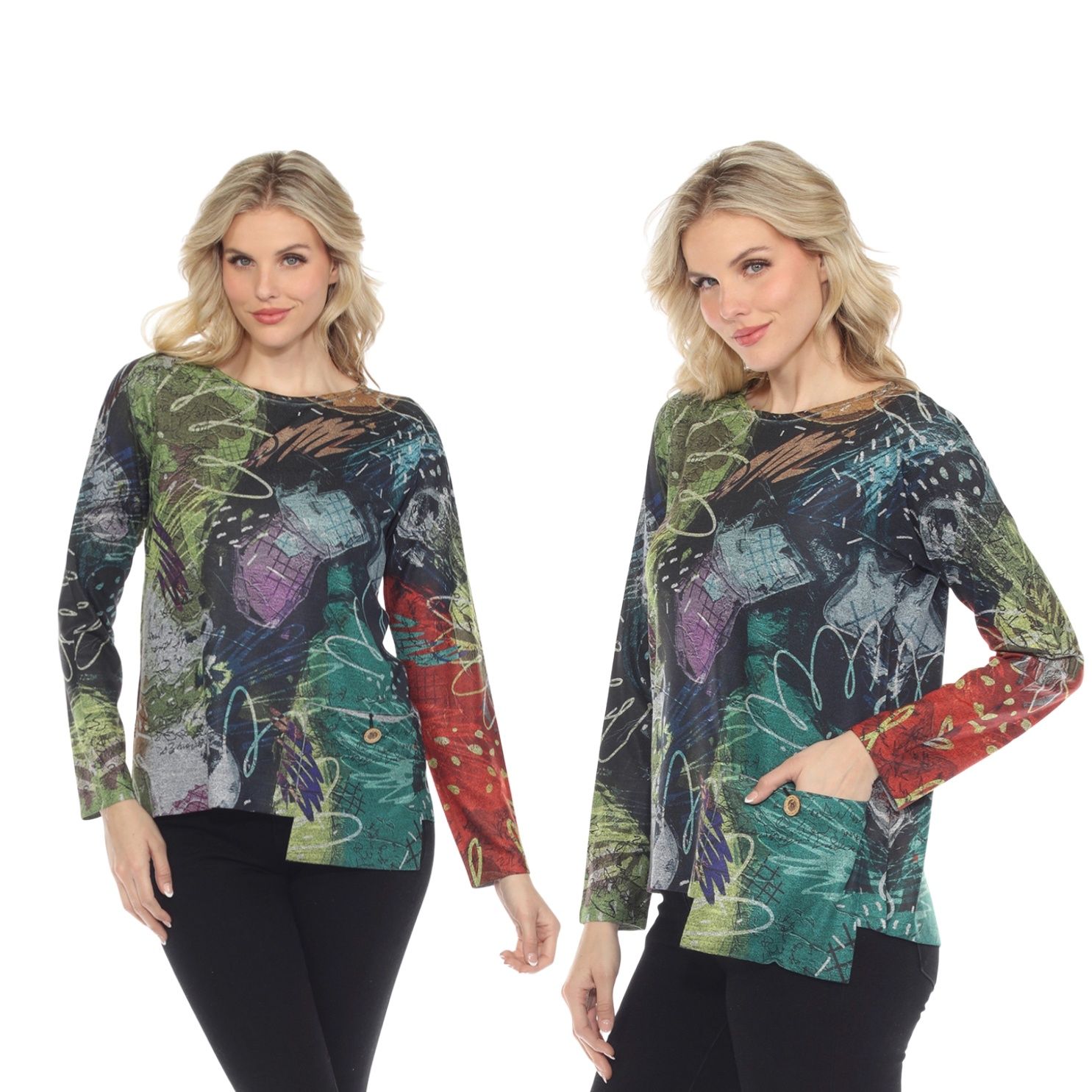 Ablaze Crew Neck Top