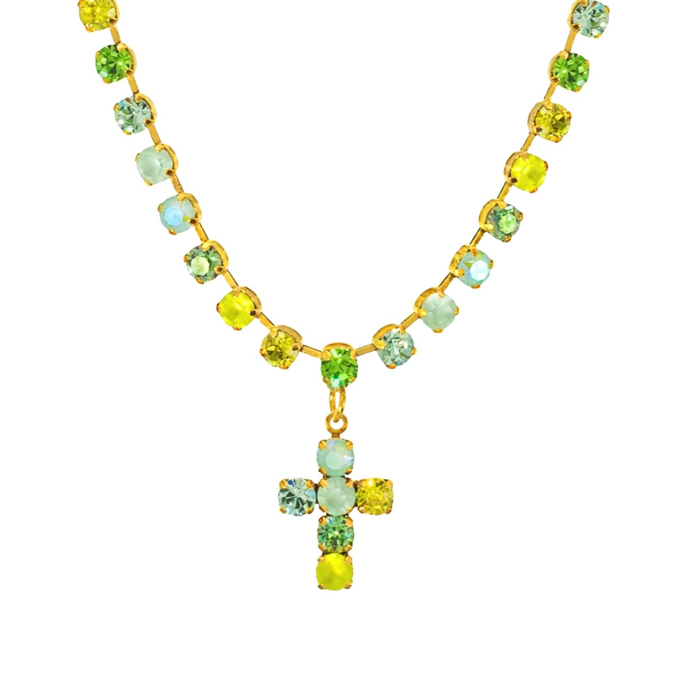 Baby Donatella Necklace in Mint Mix