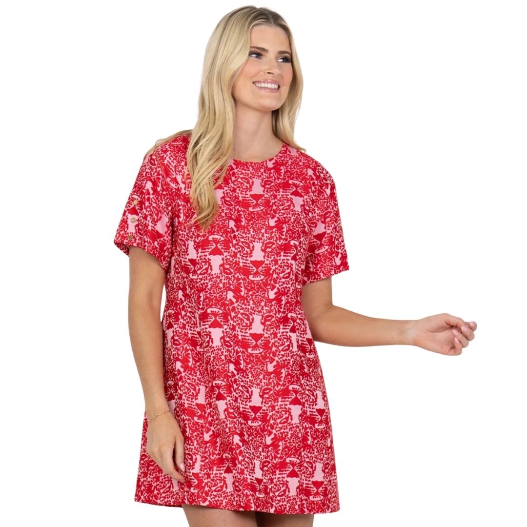 Cheeky Cheetah Royale Shift Dress