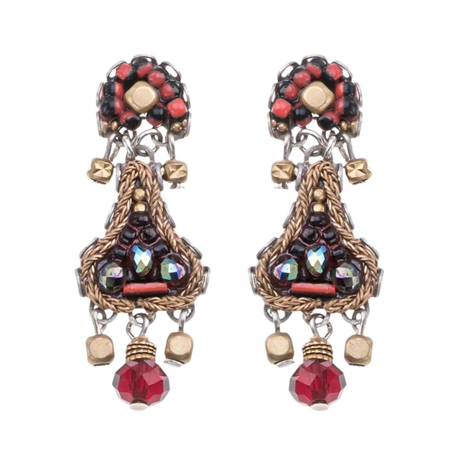Noble Wine Claret Earrings