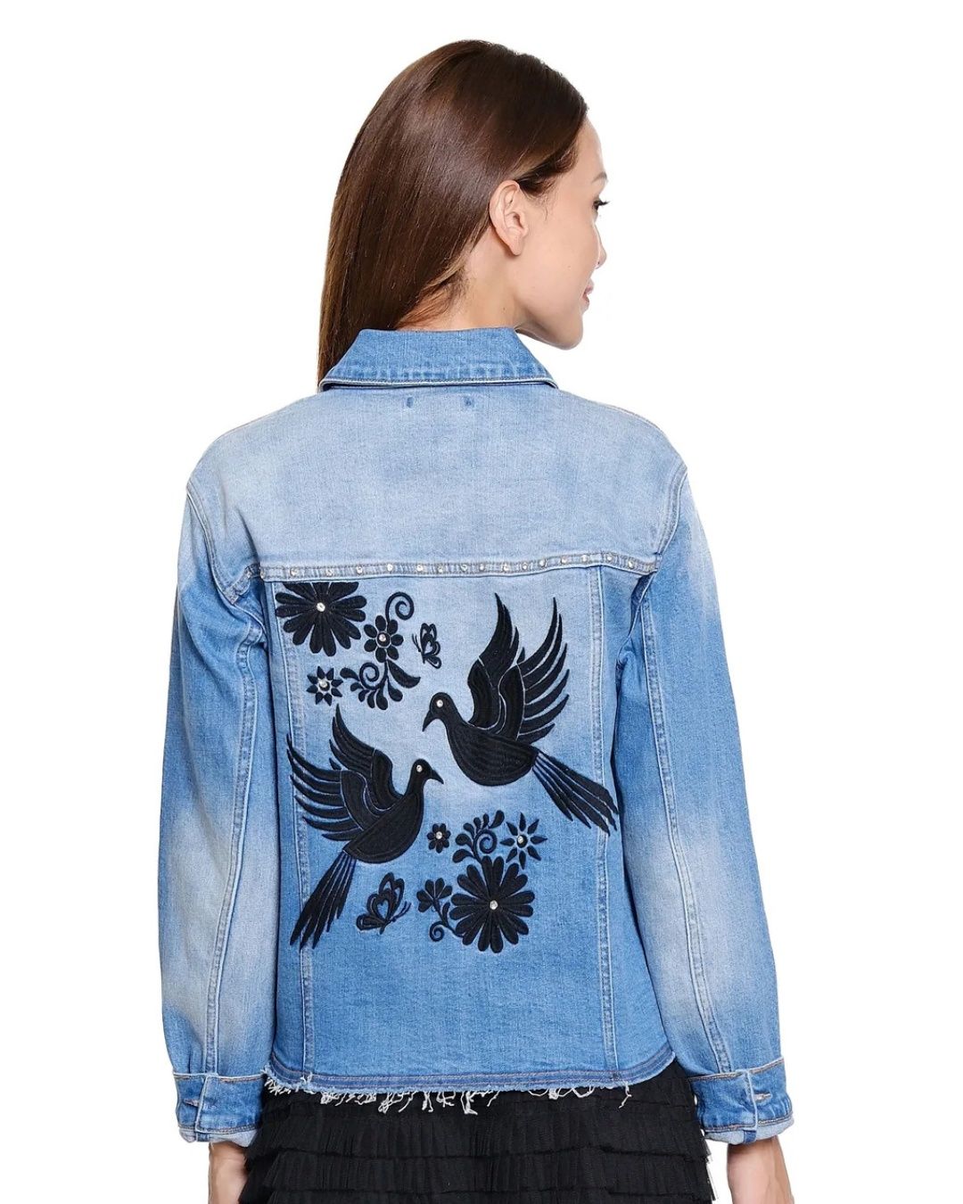 Rhinestone Denim Jacket