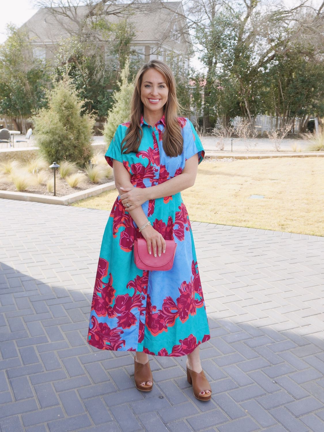 Cactus Flower Becca Dress