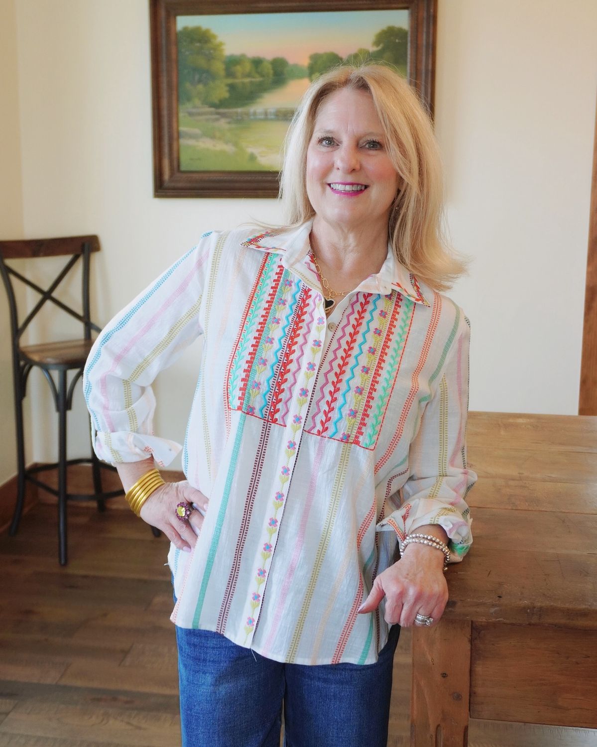 Chloe Off White Blouse
