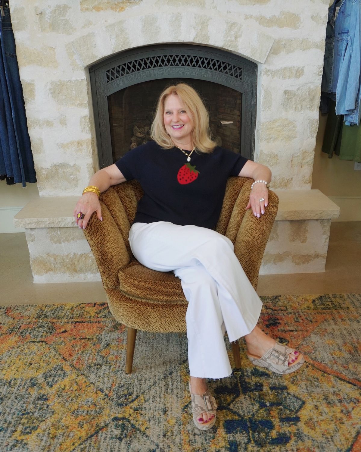 Strawberry Raglan Top