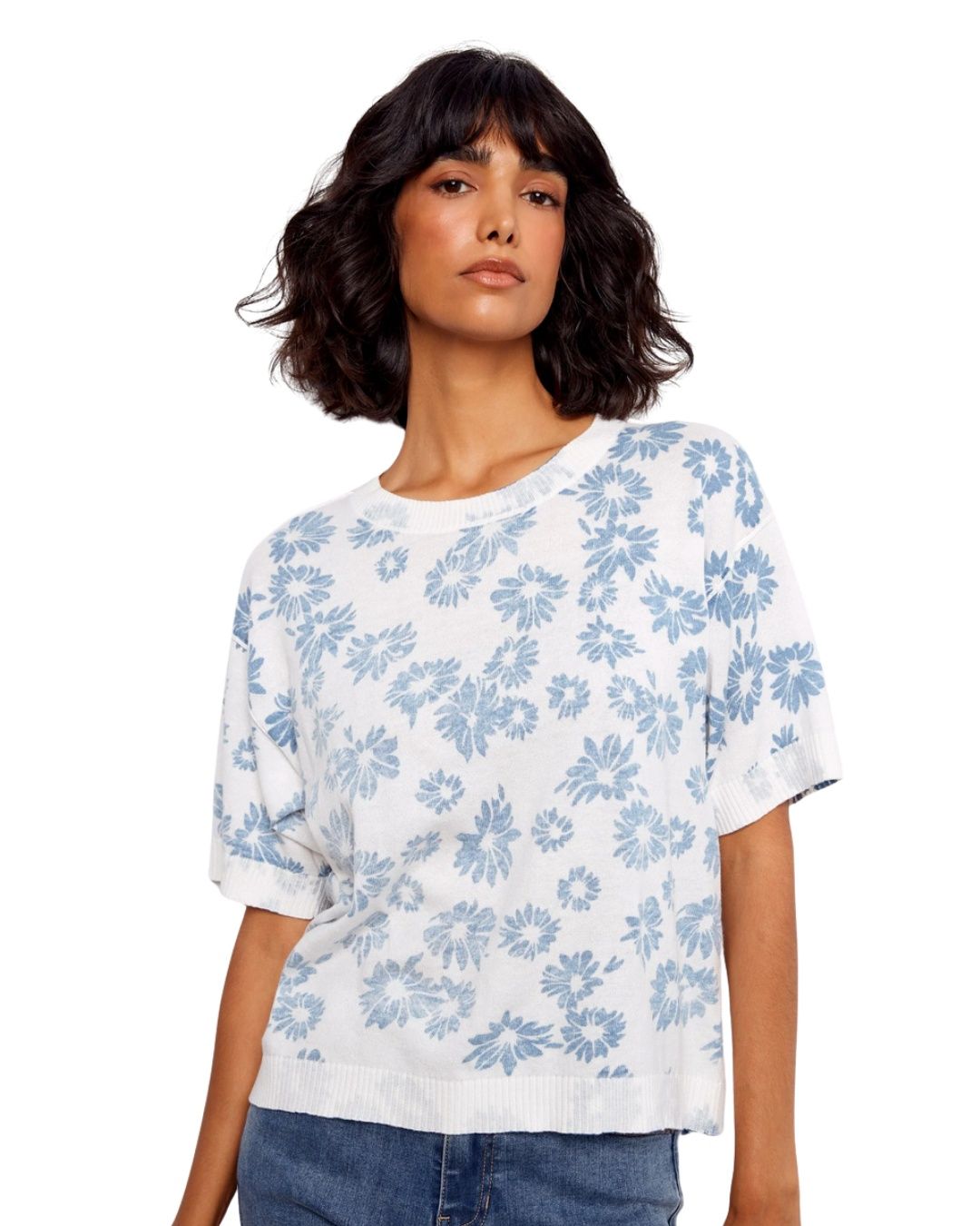 Petals Reversible Knit Top