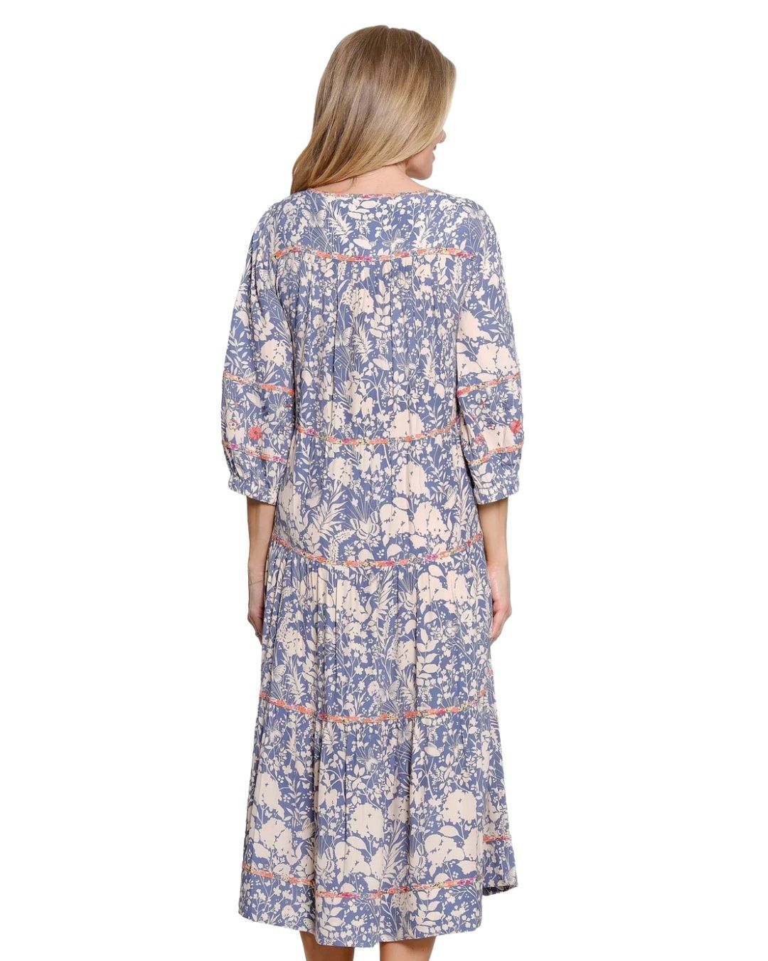 Floral Print Tiered Dress