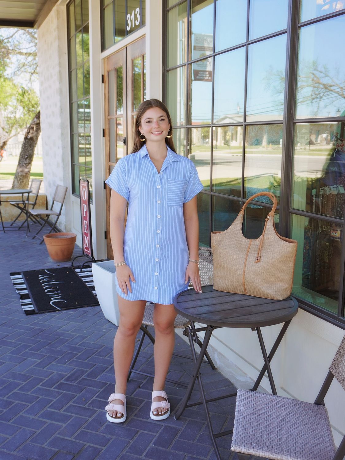 Pocket Shirt Dress