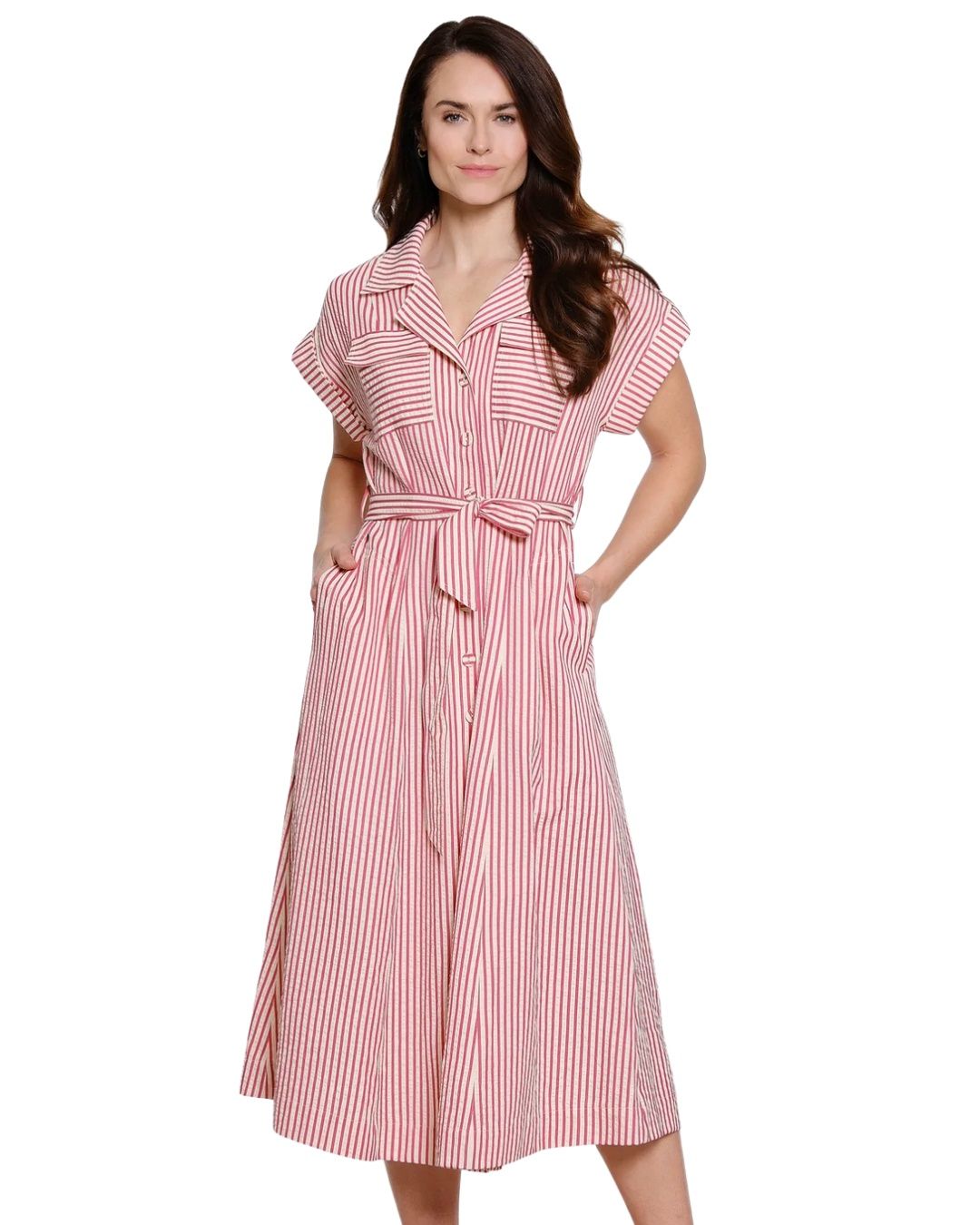 Red Stripe Dress