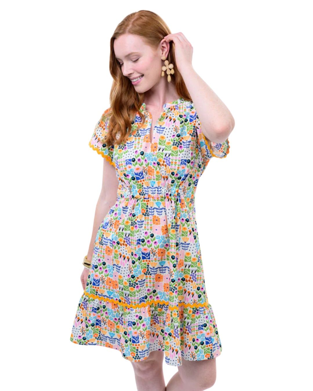 Petal Patchwork Dress