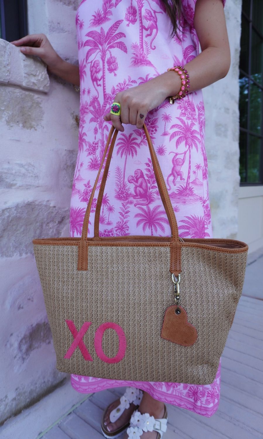 All That Tote - Meadow Woven Straw