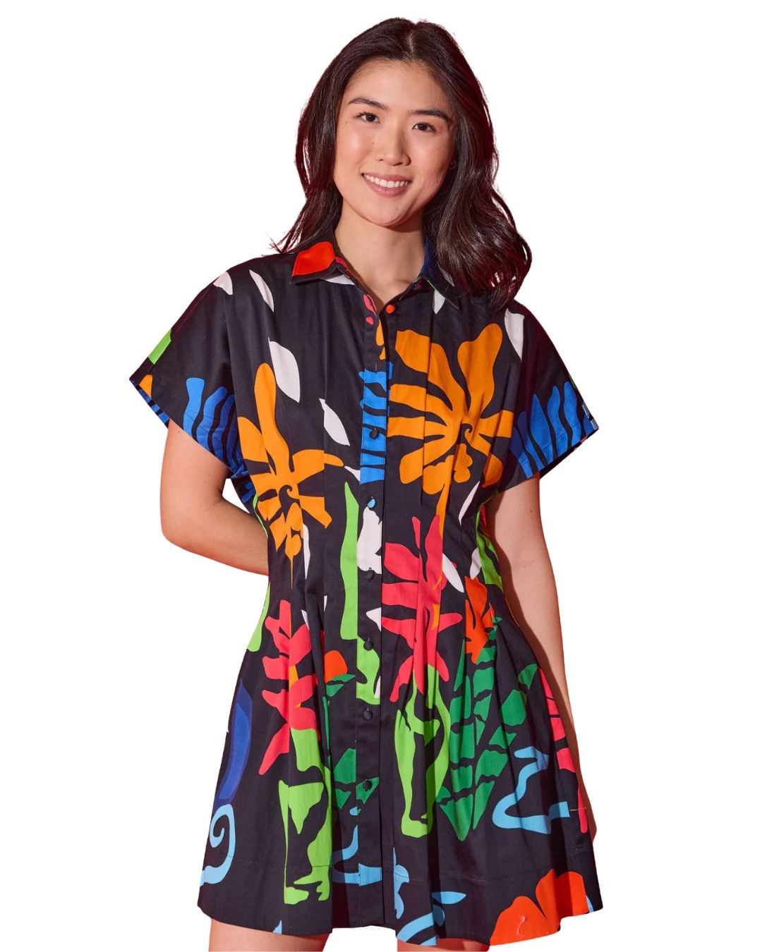 Millie Dress - Black Majorelle