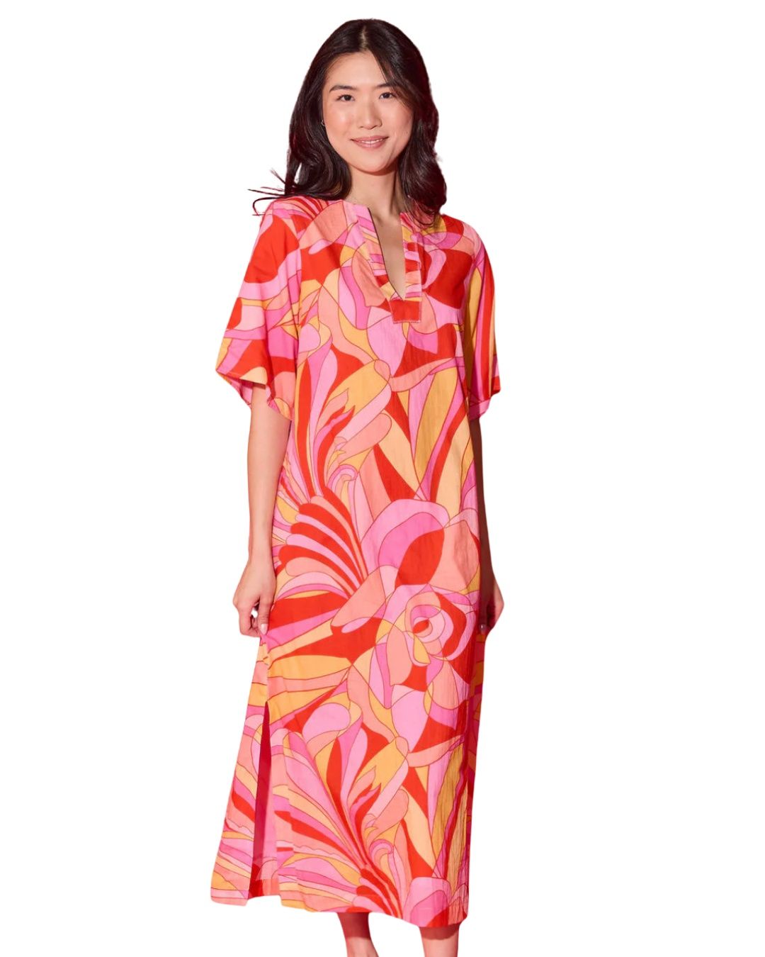 Delaney Dress - Moroccan Poppy