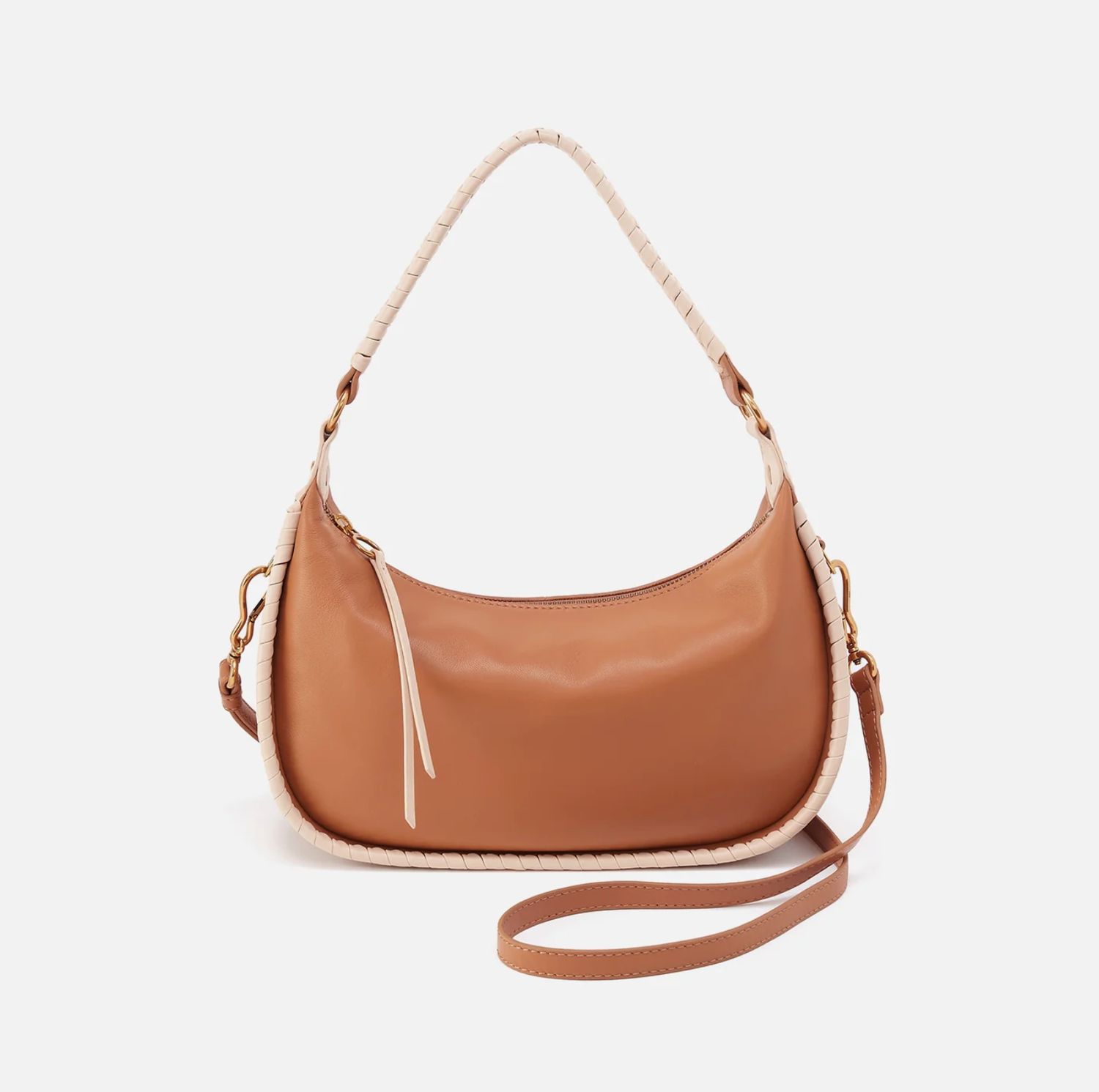 Mia  Crescent Bag, COLOR: Warm Cashew