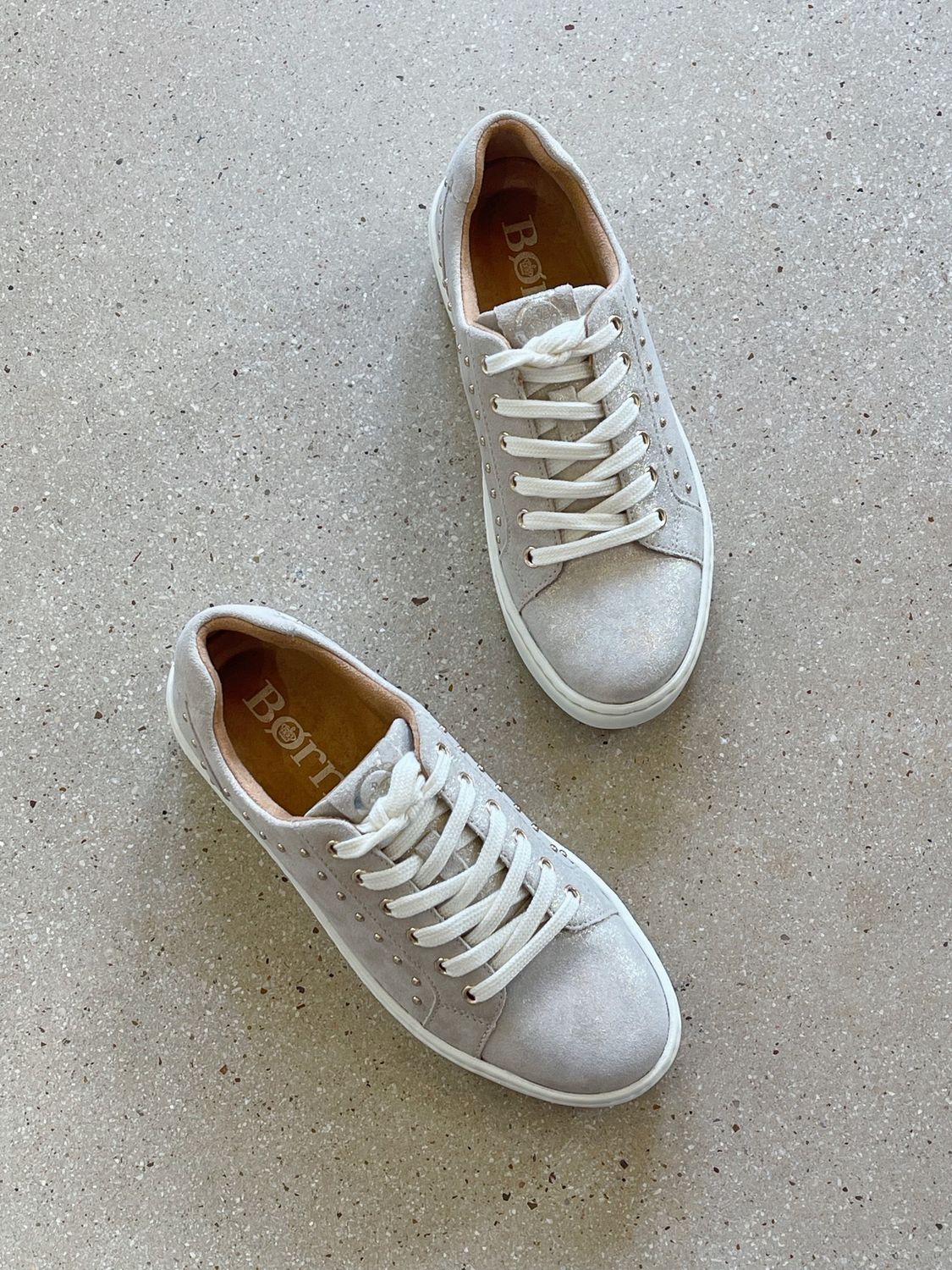 Mira Stud Champagne Sneaker