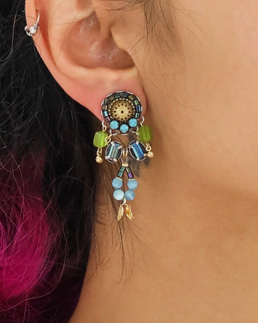 Beaded Freya Earrings