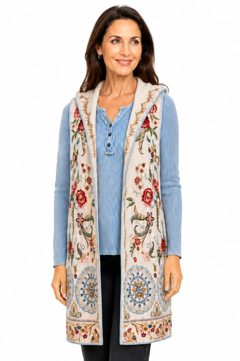 Embroidered Vest
