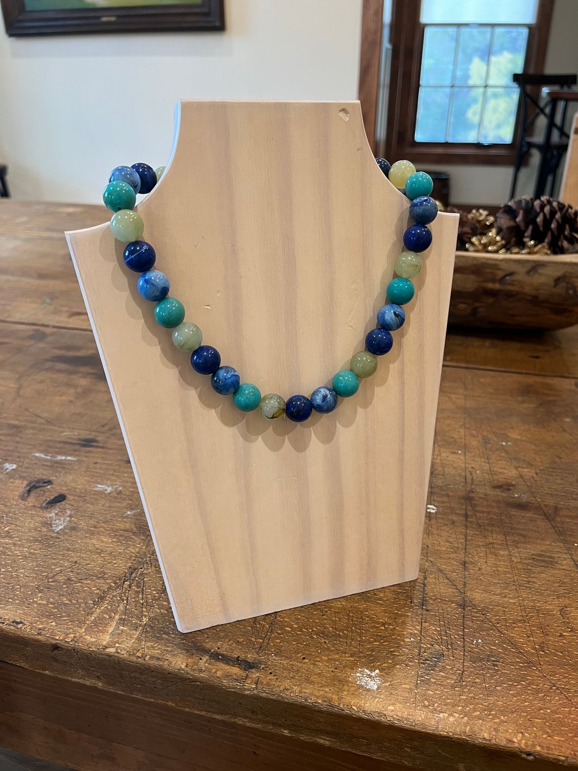 14mm Beaded Necklace