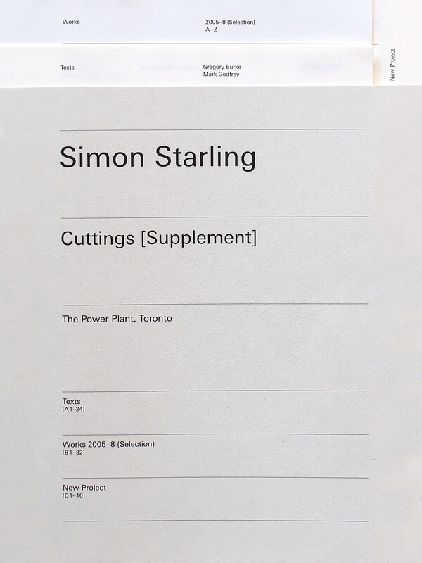 Simon Starling: Cuttings [Supplement]
