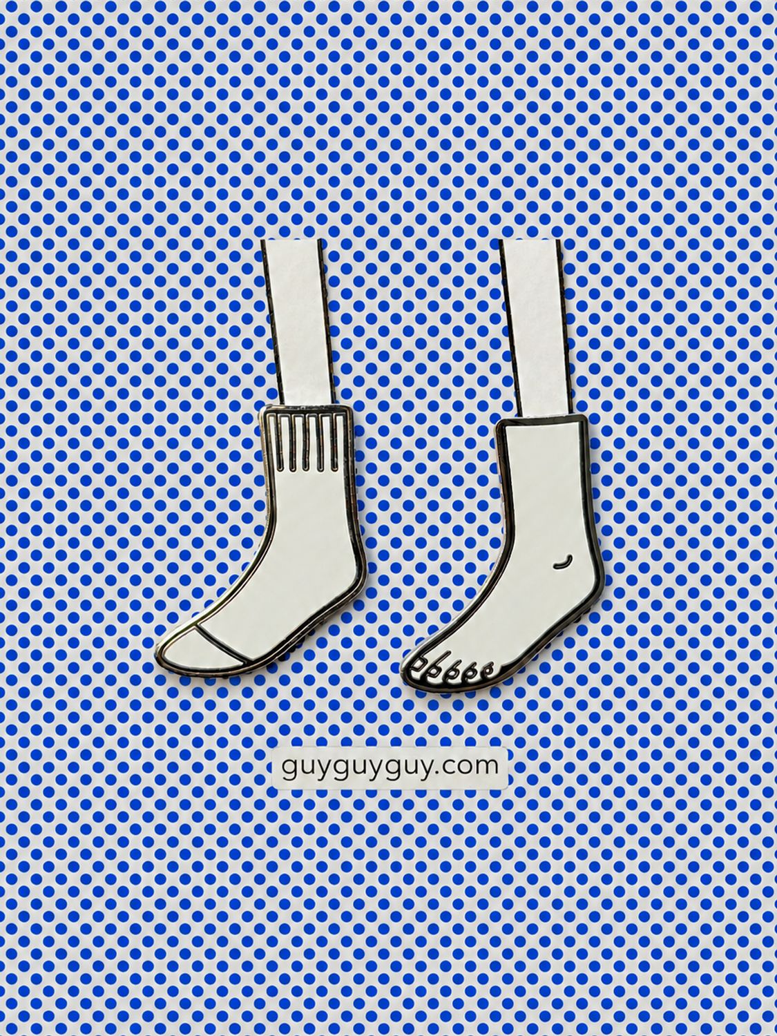 Foot &amp; Sock Pin Set  GuyGuyGuy