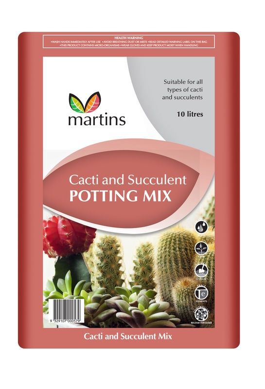 Cacti and Succulent Potting Mix 10 Ltr Martins