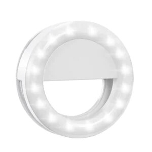 Selfie Ring Light avec LED pour smartphone et tablette